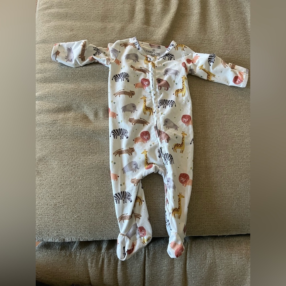 Caden lane safari Jammie’s 0-3 m